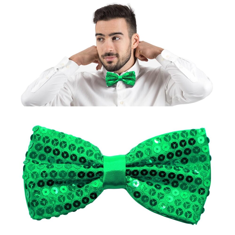 7565 Sequin Bow Ties /Big Boys Pre-tied Adjustable Shiny Bow Tie Tuxedo